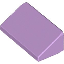 85984-154 Dakpan klein 30 graden 2x1x 2/3 (2 nop breed) lavender, licht NIEUW *1L189