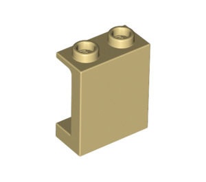 87552-2 Paneel 1x2x2 met kleine zijschotjes crème NIEUW *1L021