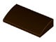 88930-120 Dakpan gebogen 2x4x2/3 geen noppen, MET bodemtubes bruin, donker NIEUW *1L281