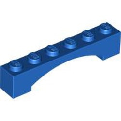 92950-7 Steen, boog 1x6x1 hoog VERHOOGDE BOOG blauw NIEUW *1L267