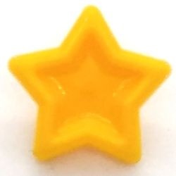 93080f-110 Haardecoratie- ster oranje, lichthelder NIEUW *0D0000
