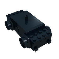 bb0012v-5G Motor 12 volt type 1 met TWEE contactgaten rood gebruikt *5D0000