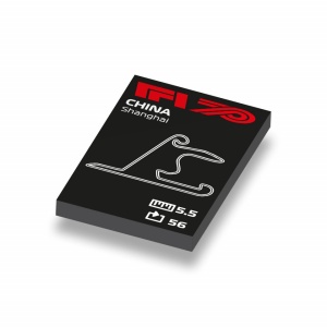 CUS1041 Formule 1 circuit China wit NIEUW *0A000