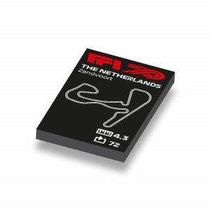 CUS1060 Formule 1 circuit Nederland- Zandvoort wit NIEUW *0A000