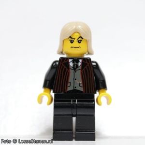 hp039G Lucius Malfoy, Black Suit Torso, Black benen gebruikt *0M0000