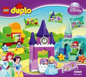 INS10596-G 10596 BOUWBESCHRIJVING- Disney Princess Collection gebruikt *