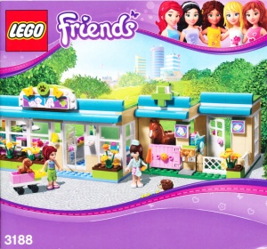 INS3188 3188 BOUWBESCHRIJVING- Friends: Heartlake Vet NIEUW *LOC BE