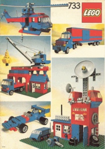 INS733-G 733 BOUWBESCHRIJVING Universal Building Set gebruikt *LOC RB