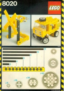 INS8020-G 8020 BOUWBESCHRIJVING- Buildiung Set gebruikt *LOC M4