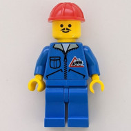 jbl002G Bulldozer Logo - blauw benen, rode Construction helm gebruikt *0M0000