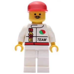 oct024G Octan - Race Team met rode Cap, witte benen gebruikt *0M0000
