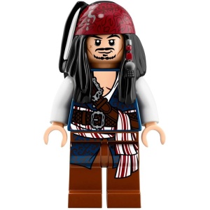 poc035 Pirates of the Carribean- Kapitein Jack Sparrow met vest NIEUW *0M0000