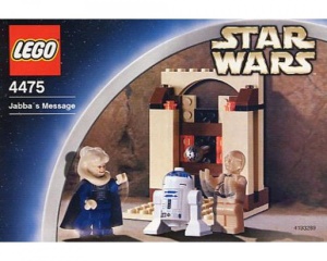 Set 4475 Jabba's Message deuk in doos gebruikt D/H/M/97%