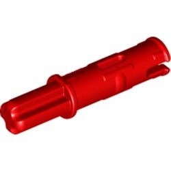 11214-5 Technic, Pin 3L met frictie en L1 as rood NIEUW *0B021