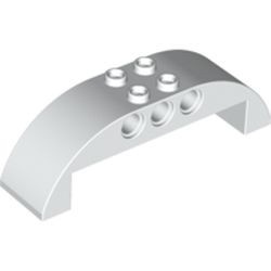 11290-1 Dakpan gebogen 2x8x2 (oa vliegtuig cabine) wit NIEUW *1L000