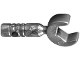11402g-95 Moersleutel open geribbeld handvat zilver, mat NIEUW *0L0000