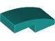 11477-39 Dakpan rond 2x1 geen nop turquoise, donker NIEUW *1L271