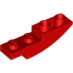 13547-5 Omgekeerde dakpan 4x1 rond rood NIEUW *1L000