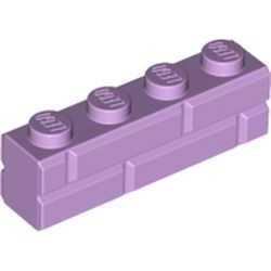15533-154 Steen met baksteenmotief 1x4 lavender, licht NIEUW *1R023