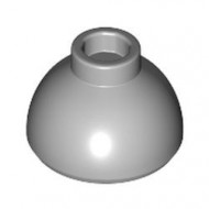 20952-86 Steen, 1 1/2 x 1 1/2 x2/3 dome (klein) grijs, licht (blauwachtig) NIEUW *
