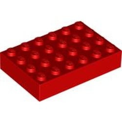 2356-5 Steen 4x6 rood NIEUW *5K0000