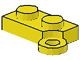 2429-3G Scharnierplaat 1x2 HORIZONTAAL BASIS geel gebruikt *1L0000
