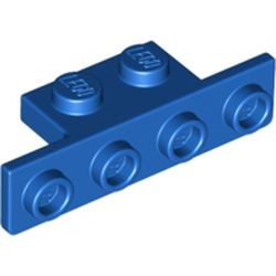 2436-7G Verbindingsplaat 1x2- 1x4 (kan ook 28802 zijn) blauw gebruikt *1L361