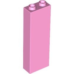 2454-104 Steen 1x2x5 roze, helder NIEUW *5K0000