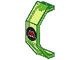 2466p68-16G Paneel 3x2x6- 4x geb. met M-tron logo transparant, neongroen gebruikt *