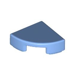 25269-42 Tegel 1/4 rond blauw, midden NIEUW *1L138