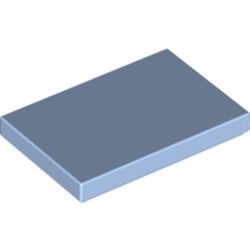 26603-105 Tegel 2x3 blauw, lichthelder NIEUW *1L120
