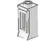 29c01-1 Raam 1x1x2 hoog- KLASSIEK (met glas) wit NIEUW *1L0000