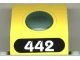 30080pb01-3G Paneel 3x3x3 Onderzeeër "442" sticker geel gebruikt *