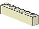 3009-33 Steen 1x6 geel, licht NIEUW *5K0000