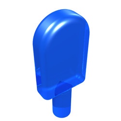 30222-14 IJsje/Popcorn schep transparant donkerblauw NIEUW *0W008