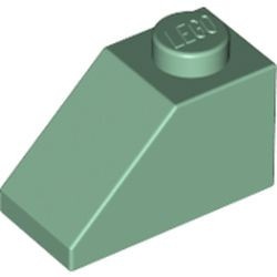 3040-48 Dakpan 45 graden 1x2 groen, zandkleurig NIEUW *1L131/2;3