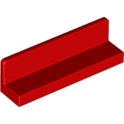 30413-5G Paneel 1x4x1 (bankje lang) rood gebruikt *1L0000