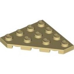 30503-2G Platte plaat 4x4 afgekapte hoek crème gebruikt *R2