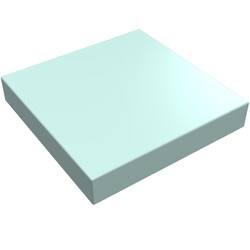 3068b-41 Tegel 2x2 aqua gebruikt *1L344