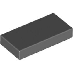 3069b-85G Tegel 1x2 grijs, donker (blauwachtig) gebruikt *1L338