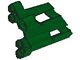 32191-6G Technic, Sierpaneel # 2 Large Short, Large Holes, Side B groen gebruikt *4T067