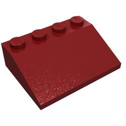 3297-59B BULK: 20x'Dakpan 33 graden 3x4 rood, donker NIEUW *1L000