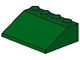 3297-6G Dakpan 33 graden 3x4 groen gebruikt *1L413
