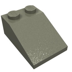 3298-10G Dakpan 33 graden 2x3 donker, grijs (klassiek) gebruikt *1L412