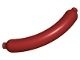 33078-59 Hot Dog groot rood, donker NIEUW *0W007