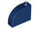 33243-63 Steen, 1x3x2 ronde top 90 graden massief blauw, donker NIEUW *1L112