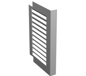 3582-1G Luik klein 1x2x2 voor luikhouders 3581 wit gebruikt *1L0000
