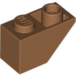 3665-150G Omgekeerde dakpan 45 graden 1x2 caramel, midden gebruikt *1L376
