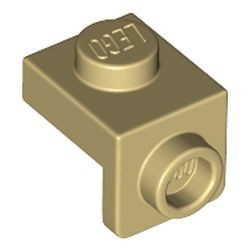 36841-2 Verbindingsplaat 1x1 - 1x1 crème NIEUW *1L320