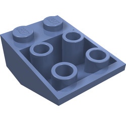 3747-55G Omgekeerde dakpan 33 graden 2x3 blauw, zandkleurig gebruikt *1L380